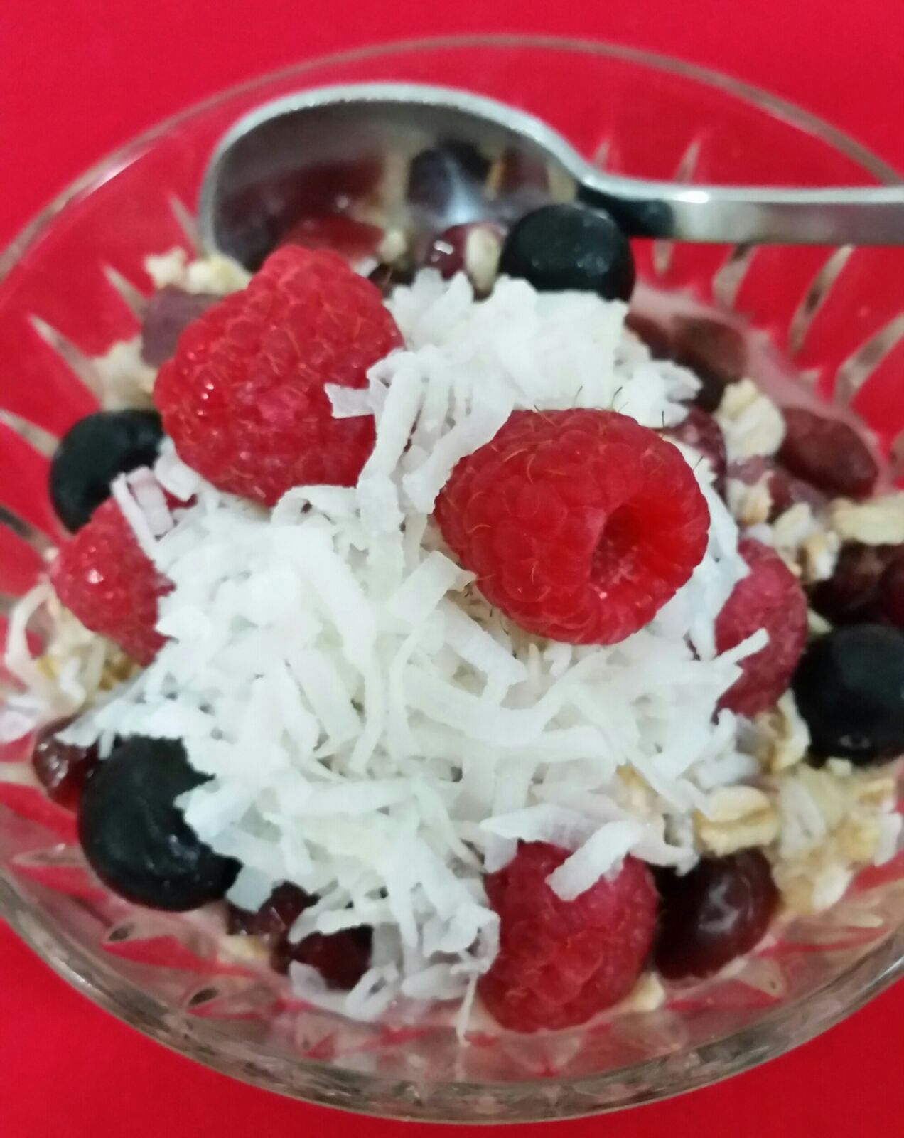 Rolled Oats Three Berry Breakfast