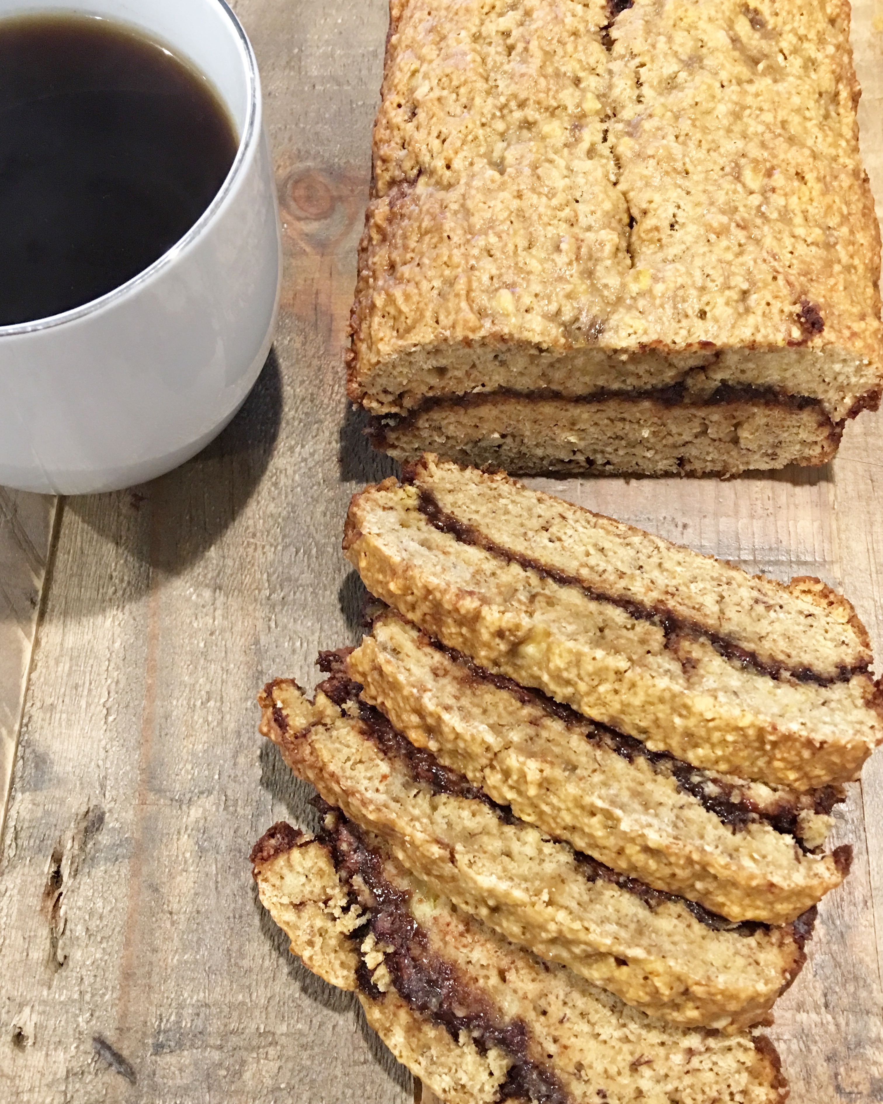 Nutella Banana Bread