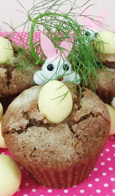 Easter Egg Chocolate Muffins