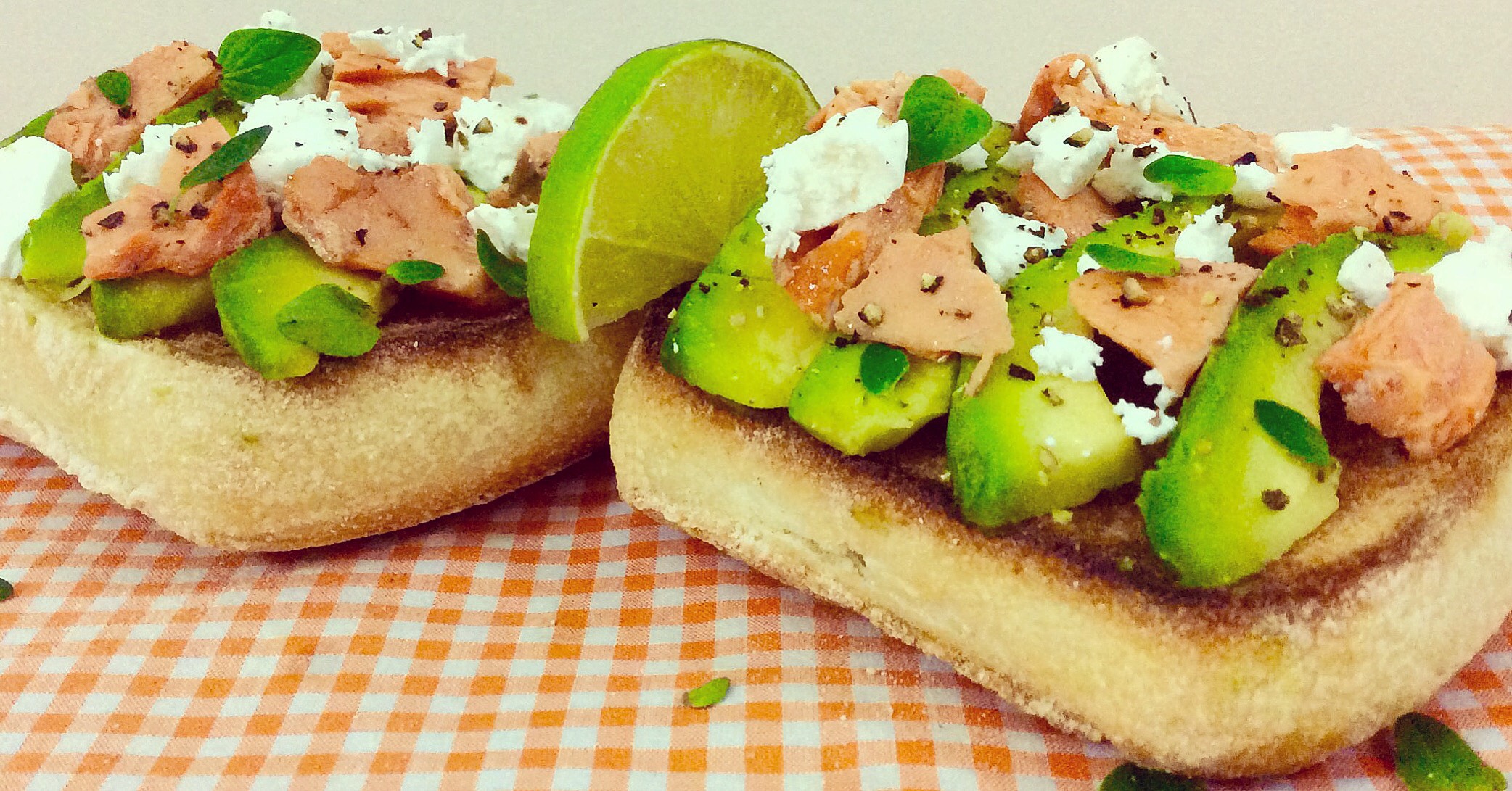 Salmon, Avocado & Feta on Toast