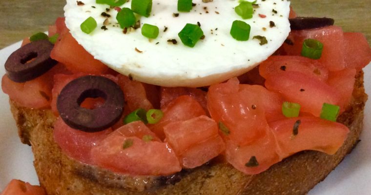 Poached Egg and Tomato