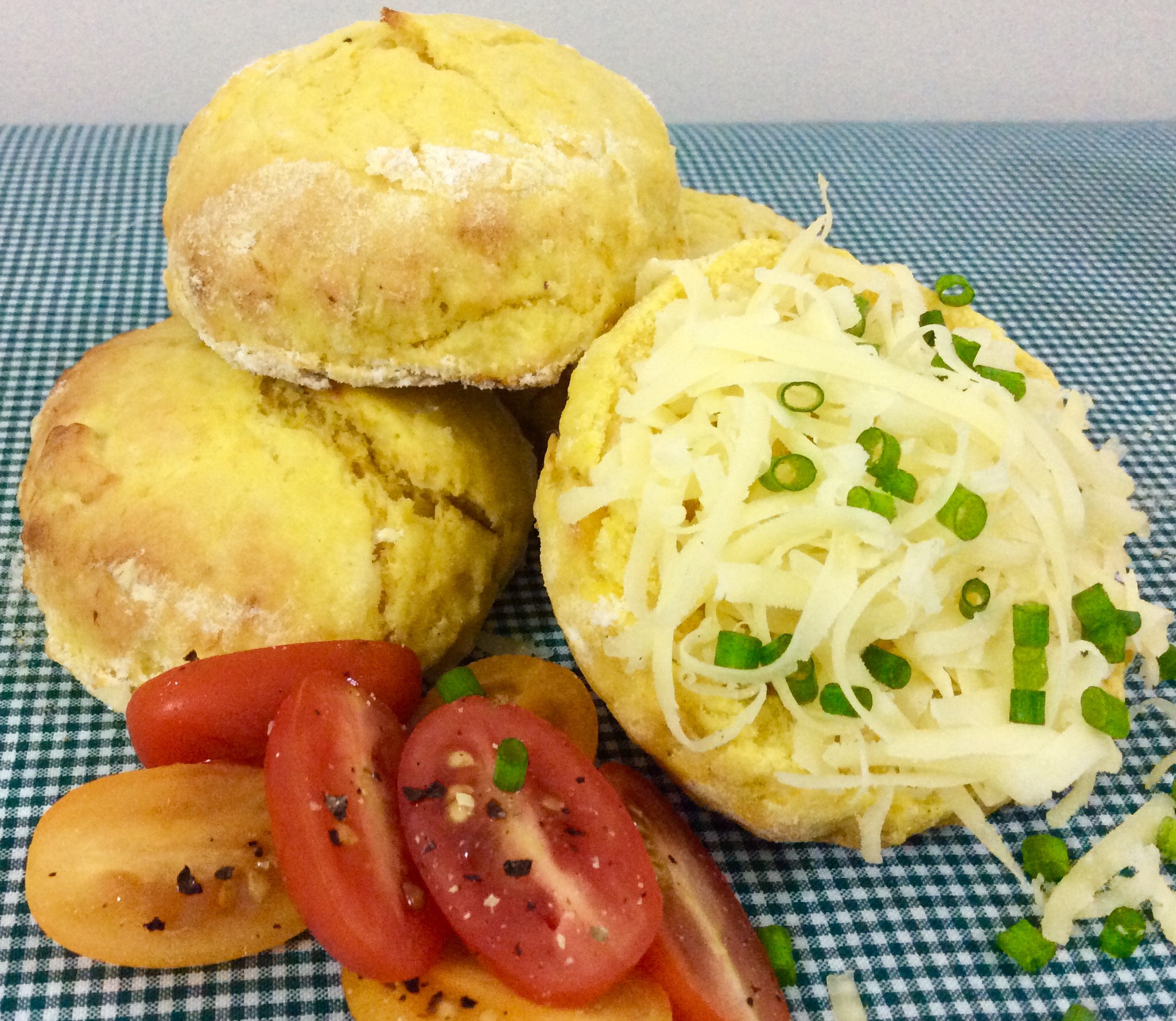 Pumpkin Scones with Savory Topping