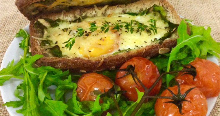 Double Egg Treasure Chest with Roasted Tomatoes